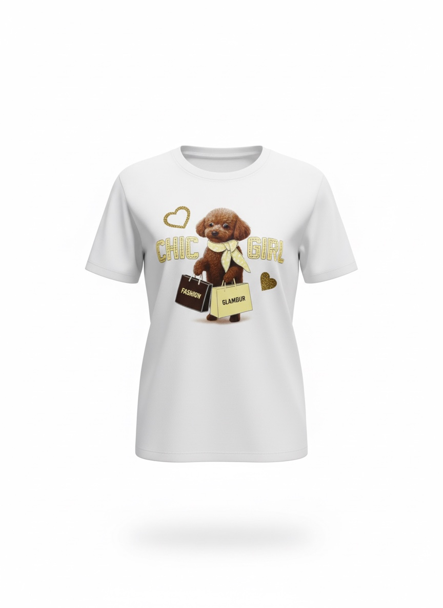 T-Shirt barboncino Luna